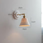 New Japanese pleated wall lamp bedroom bedside Nordic homestay living room background wall designer full copper lamp