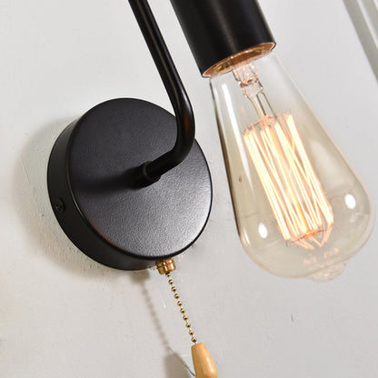 Nordic Creative Personality Modern Simple Zipper Wall Lamp Living Room Bedside Bedroom Study Away Wall Lamps