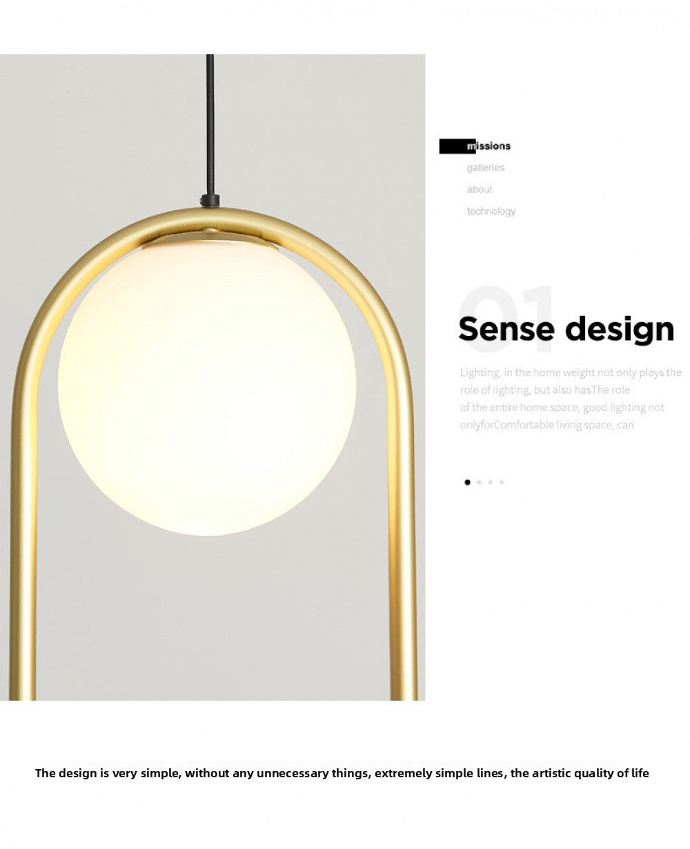 Staircase Long Pendant Light Modern Light Nordic Loft Apartment Duplex Rotating Light Creative Personality Simple Living Room Pendant Light