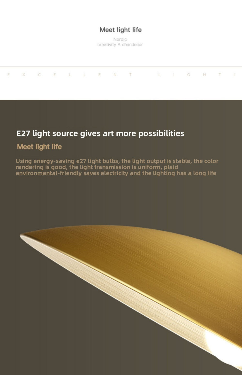 Nordic Single Pendant Dining Room Chandelier Simple Round Bedroom All-Copper Lamp Fashion Creative Bar Brass Small Pendant Light