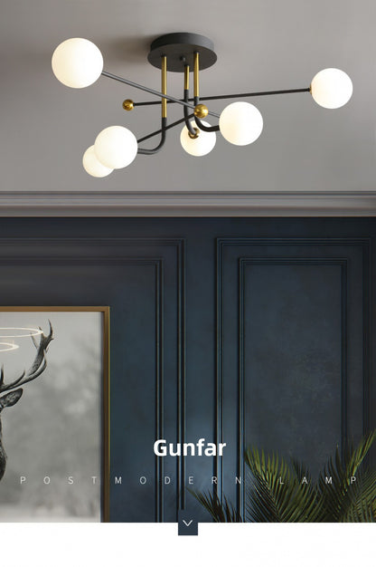 Nordic Ceiling Light Simple Modern Dining Room Living Room Light Elegant Italian Minimalist Creative Magic Bean Light Light Luxury Bedroom Light