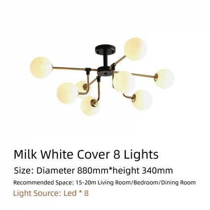 Nordic Lighting Simple Living Room Lamp Modern Style Designer Creative Light Luxury Bedroom Study Dining Room Magic Bean Pendant Light