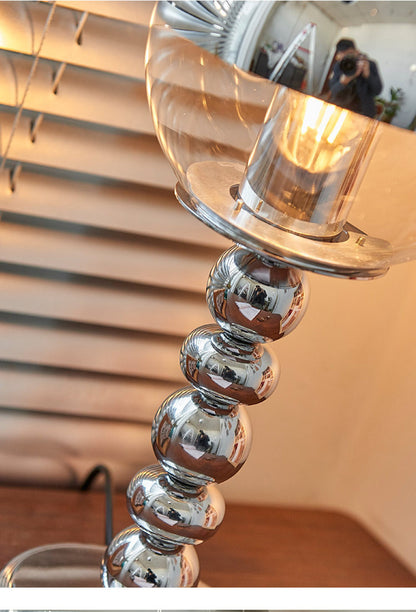 Bauhaus Chrome Silver Bedroom Bedside Pendant Light Designer Model Room Balcony Light Simple Dining Room Bar Pendant Light