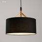 Creative Bar Counter Cafe Restaurant Pendant Light Simple Modern Solid Wood Art Single Head Restaurant Dining Table Pendant Light