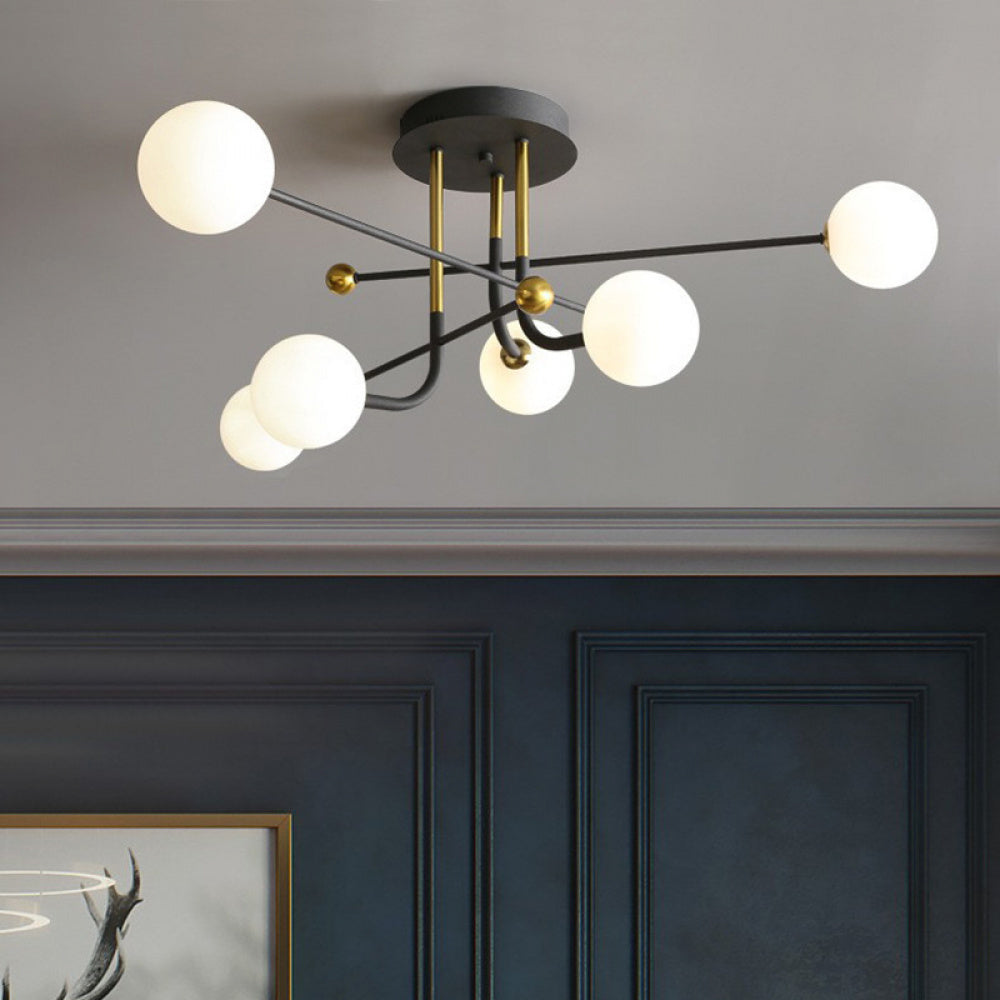 Nordic Ceiling Light Simple Modern Dining Room Living Room Light Elegant Italian Minimalist Creative Magic Bean Light Light Luxury Bedroom Light