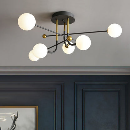 Nordic Ceiling Light Simple Modern Dining Room Living Room Light Elegant Italian Minimalist Creative Magic Bean Light Light Luxury Bedroom Light