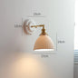 New Japanese pleated wall lamp bedroom bedside Nordic homestay living room background wall designer full copper lamp