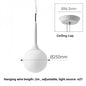 Simple Modern Round Glass Dining Room Pendant Light Nordic Bedroom Bedside Bar Combination Art Duplex Staircase Lighting