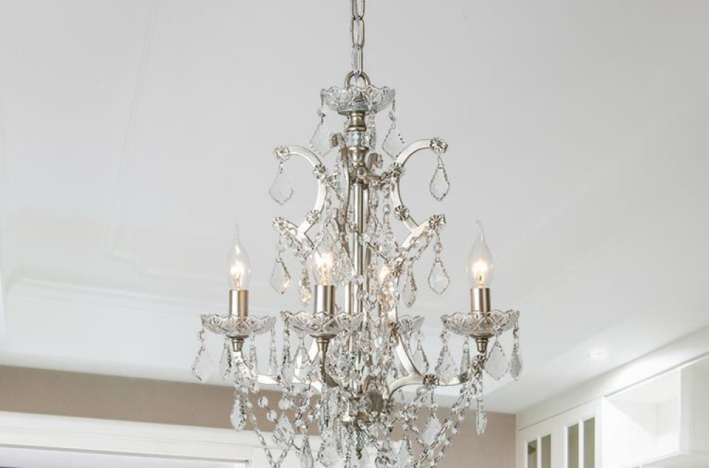 American Style Chandelier Light Luxury Living Room Dining Room Lamp Vintage French Palace Crystal Lamp European Style Villa Princess Room Bedroom Lamp
