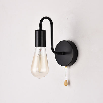 Nordic Creative Personality Modern Simple Zipper Wall Lamp Living Room Bedside Bedroom Study Away Wall Lamps