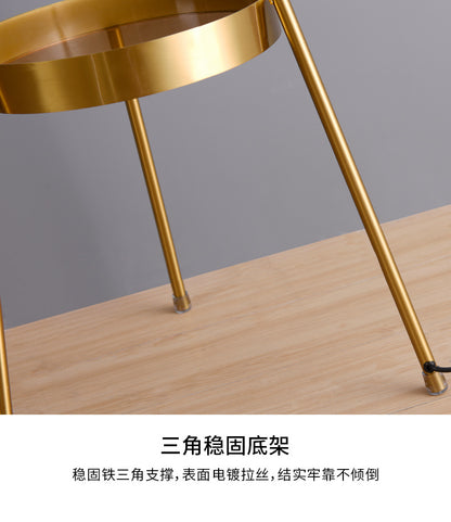 Nordic Light Luxury Floor Lamp for Living Room and Bedroom, Creative and Unique Glass Ball Tripod Standing Table Lamp