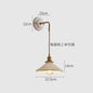 New Japanese Style Ceramic Wall Lamp Ceramic Base Bedroom Bedside Background Wall Designer Homestay Window Hanging Wall Lamp