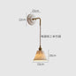 New Japanese Style Ceramic Wall Lamp Ceramic Base Bedroom Bedside Background Wall Designer Homestay Window Hanging Wall Lamp
