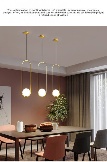 Staircase Long Pendant Light Modern Light Nordic Loft Apartment Duplex Rotating Light Creative Personality Simple Living Room Pendant Light