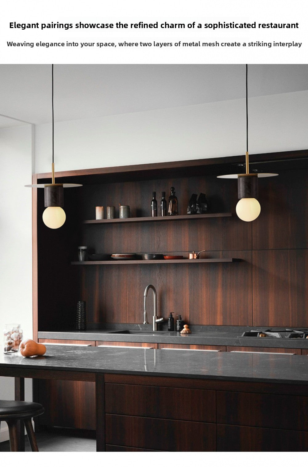 Nordic INS Internet Celebrity Designer Restaurant Bar Small Pendant Light Single Head Creative Personality Light Luxury Bedroom Bedside Lamp