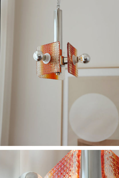 Bauhaus Chrome Silver Bedroom Bedside Pendant Light Designer Model Room Balcony Light Simple Dining Room Bar Pendant Light