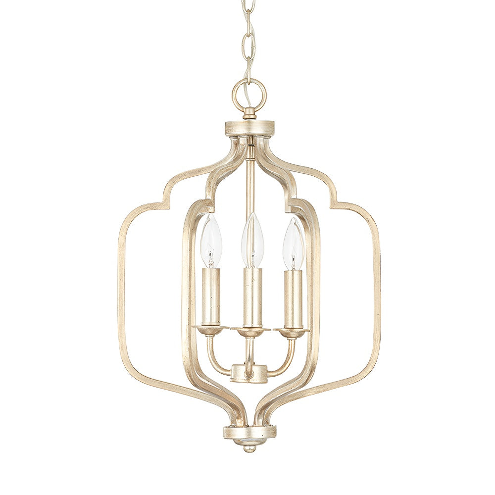 American Style Pendant Light French Retro Villa High-end Living Room Dining Room Light Simple Bedroom Light Home B&B Iron Art Lighting