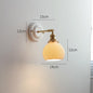 New Japanese pleated wall lamp bedroom bedside Nordic homestay living room background wall designer full copper lamp