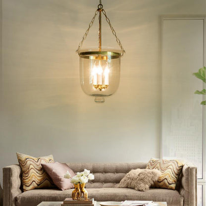 In Stock American Style Restaurant Pendant Light Dining Table Creative Light Luxury Postmodern Glass Hallway Light Entrance Hallway American Style Pendant Light