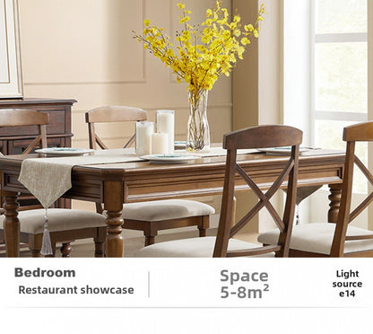 American Style Light Luxury Chandelier Simple Post-modern Cloakroom Bedroom Distinctive Creative Restaurant Study Aisle Chandelier