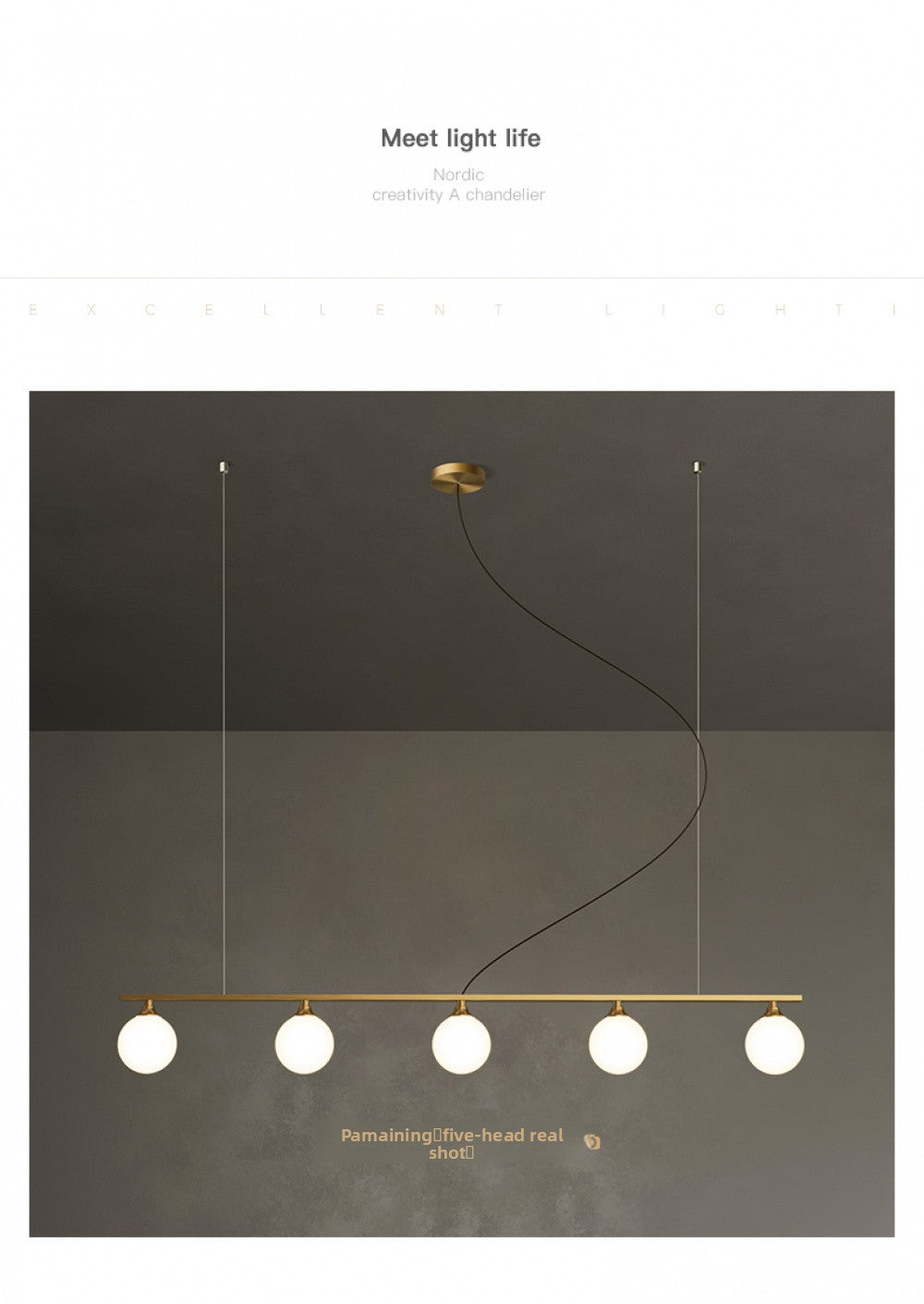 Restaurant Pendant Light Nordic Simple Modern Dining Room Living Room Light Creative Personality Bedroom Bar Light All Copper 2019 New Model