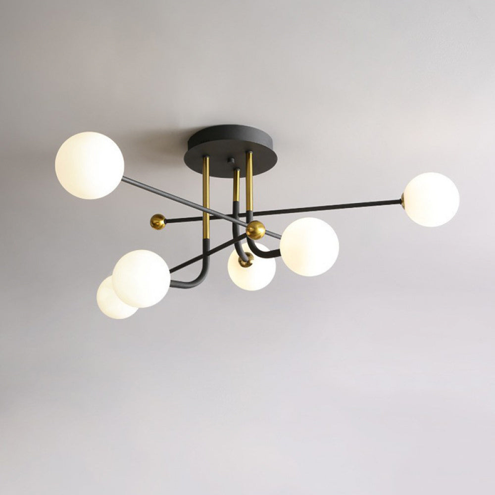 Nordic Ceiling Light Simple Modern Dining Room Living Room Light Elegant Italian Minimalist Creative Magic Bean Light Light Luxury Bedroom Light