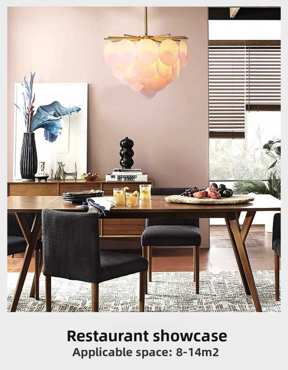 Nordic Restaurant Pendant Light Postmodern Light Luxury Bedroom Living Room Creative Personality Designer Fashion Simple All-Copper Lighting Fixture