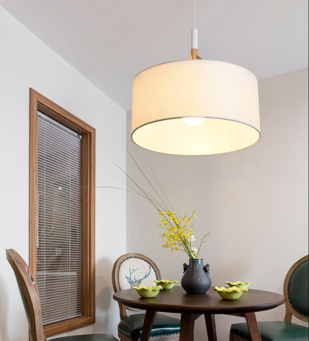 Creative Bar Counter Cafe Restaurant Pendant Light Simple Modern Solid Wood Art Single Head Restaurant Dining Table Pendant Light