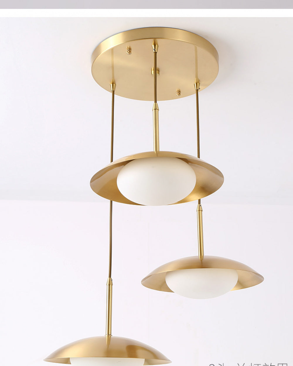 Restaurant Pendant Light Rectangular Nordic Brass Pendant Light Modern Creative Art Industrial Style Bar Round Dining Pendant Light