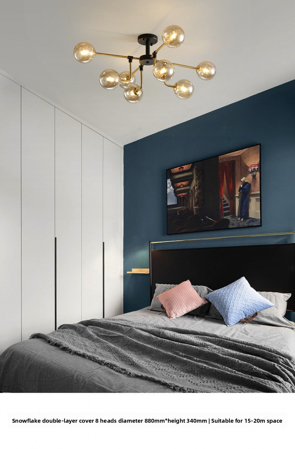 Nordic Lighting Simple Living Room Lamp Modern Style Designer Creative Light Luxury Bedroom Study Dining Room Magic Bean Pendant Light