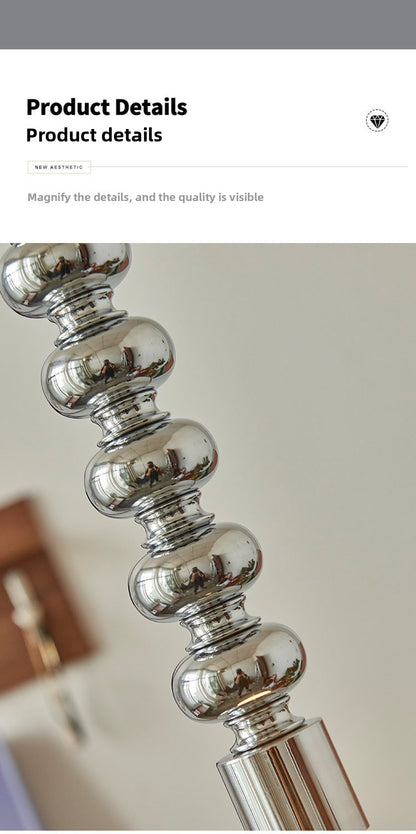 Bauhaus Chrome Silver Bedroom Bedside Pendant Light Designer Model Room Balcony Light Simple Dining Room Bar Pendant Light