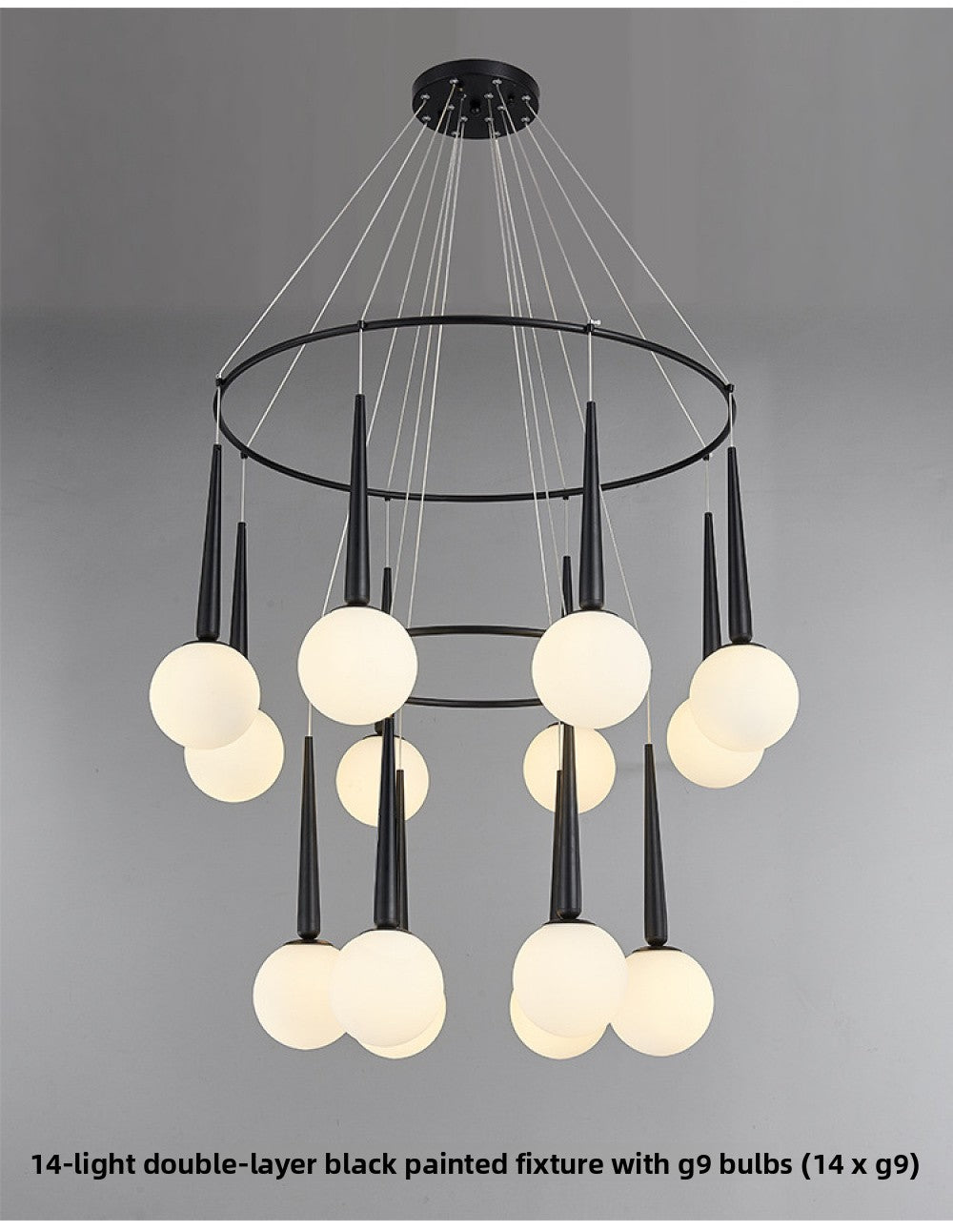 Staircase Chandelier for Duplex, Nordic Loft, Sloping Ceiling, Mezzanine, High Ceiling Villa, Mid-Level, Rotating Staircase, Long Chandelier