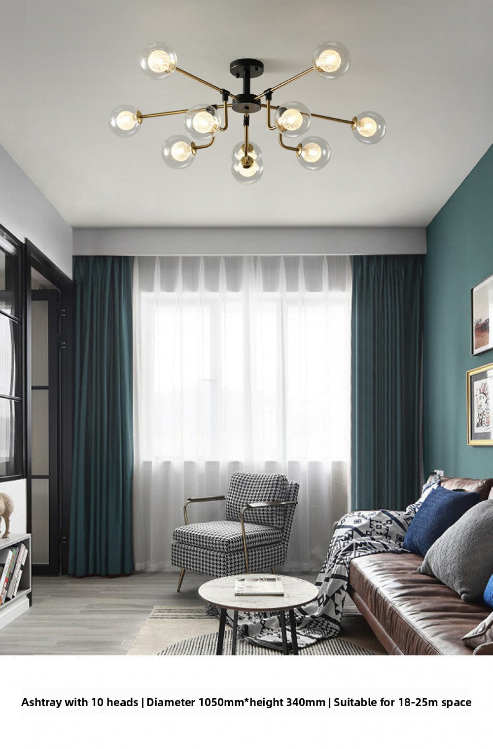 Nordic Lighting Simple Living Room Lamp Modern Style Designer Creative Light Luxury Bedroom Study Dining Room Magic Bean Pendant Light