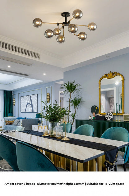 Nordic Lighting Simple Living Room Lamp Modern Style Designer Creative Light Luxury Bedroom Study Dining Room Magic Bean Pendant Light