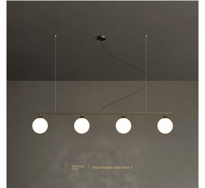 Restaurant Pendant Light Nordic Simple Modern Dining Room Living Room Light Creative Personality Bedroom Bar Light All Copper 2019 New Model