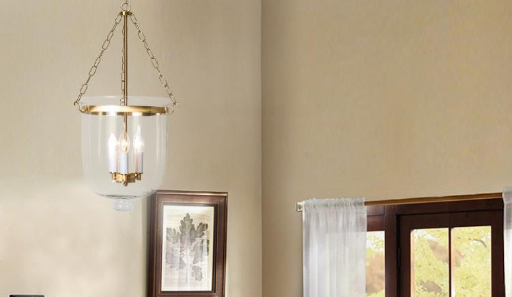 In Stock American Style Restaurant Pendant Light Dining Table Creative Light Luxury Postmodern Glass Hallway Light Entrance Hallway American Style Pendant Light