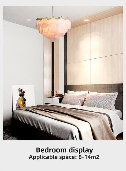 Nordic Restaurant Pendant Light Postmodern Light Luxury Bedroom Living Room Creative Personality Designer Fashion Simple All-Copper Lighting Fixture