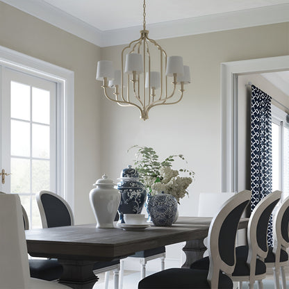 American Style Pendant Light French Retro Villa High-end Living Room Dining Room Light Simple Bedroom Light Home B&B Iron Art Lighting