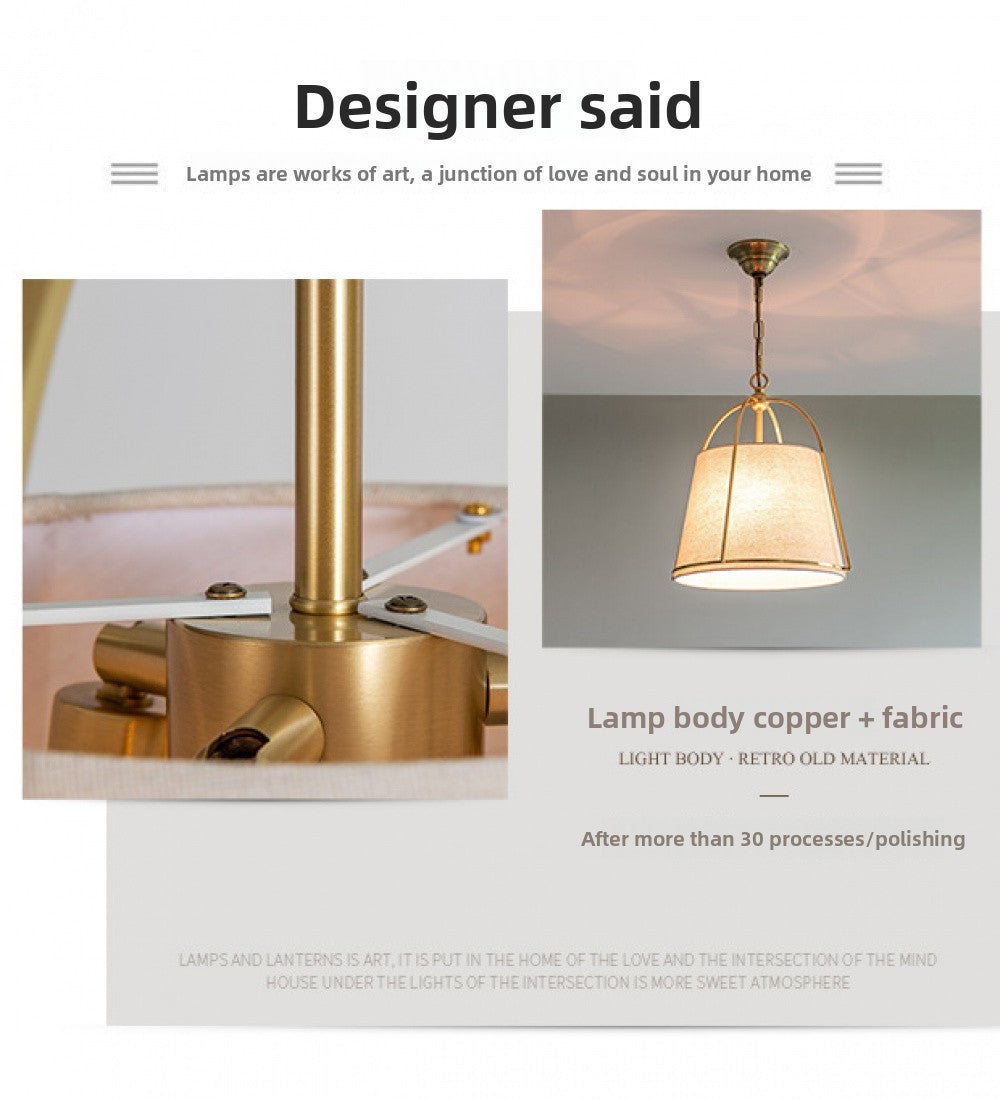 American Style Light Luxury Chandelier Simple Post-modern Cloakroom Bedroom Distinctive Creative Restaurant Study Aisle Chandelier
