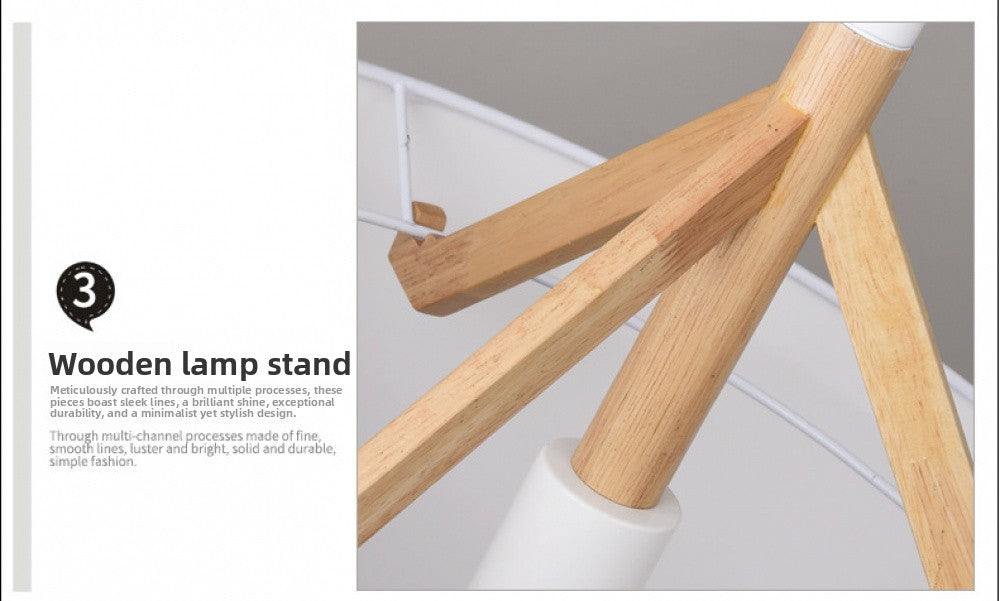 Creative Bar Counter Cafe Restaurant Pendant Light Simple Modern Solid Wood Art Single Head Restaurant Dining Table Pendant Light